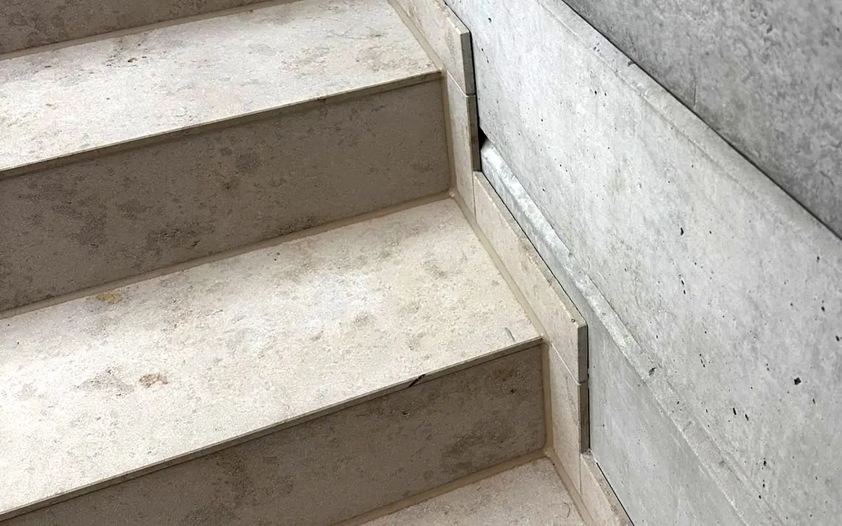 Treppe aus Naturstein